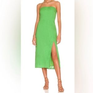 Green SNDYS - Petal & Pup Strapless Dress
